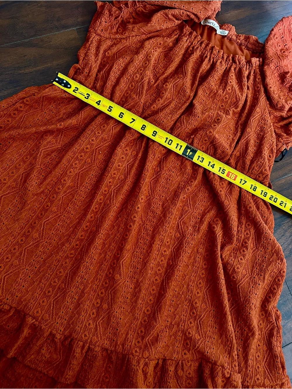 NWT Womens Liberty Love Midi Rustic Dress - Picture 10 of 16